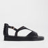 Froggie Shoes Shoes 4 / Black / 12888 Close Back T-Bar Flat Sandal in Black - 12888