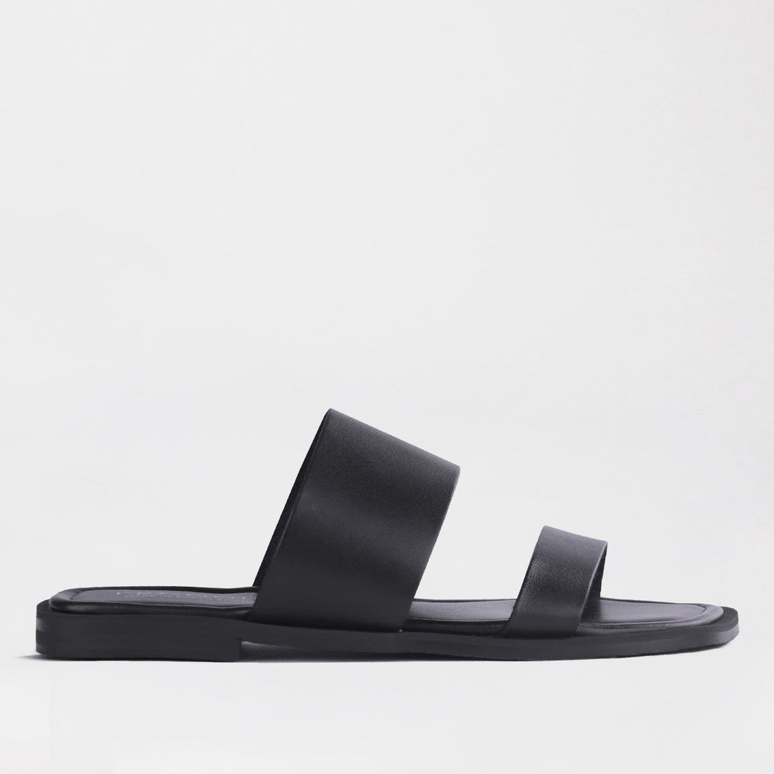 Froggie Shoes Shoes 4 / Black / 12890 Grecian inspired Flat Mule Sandal in Black - 12890