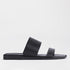 Froggie Shoes Shoes 4 / Black / 12890 Grecian inspired Flat Mule Sandal in Black - 12890