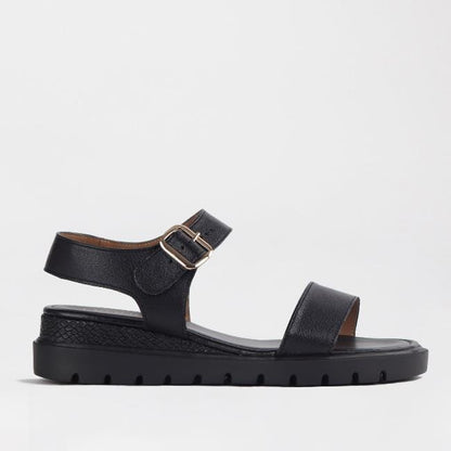 Froggie Shoes Shoes 4 / Black Multi / 12508 Platform Sandals in Black - 12508