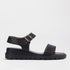 Froggie Shoes Shoes 4 / Black Multi / 12508 Platform Sandals in Black - 12508