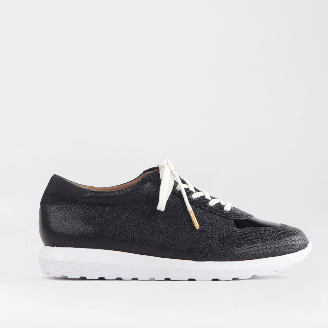 Froggie Shoes Shoes 4 / Black Multi / 12594 Lace-up Sneaker in Black Multi - 12594