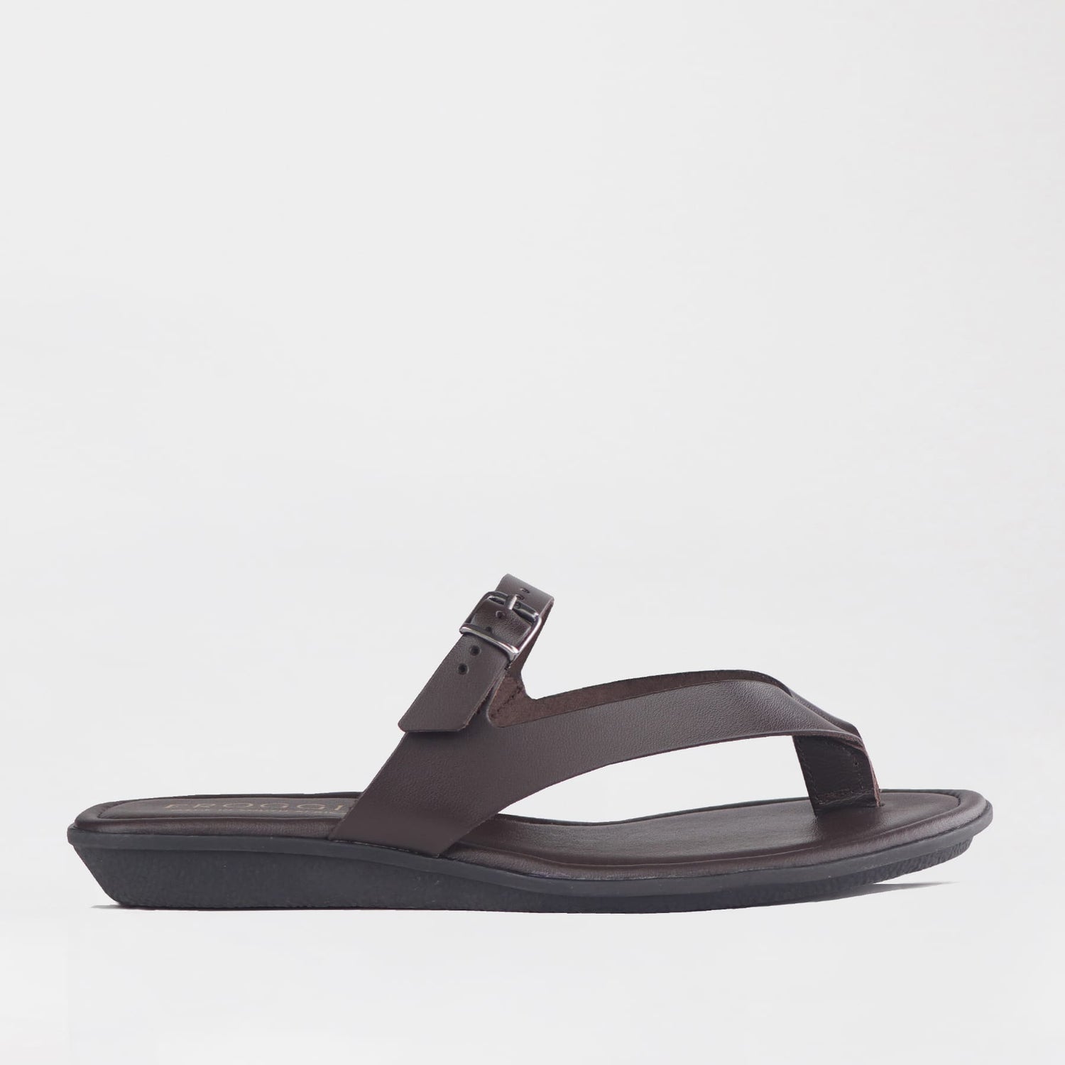 Froggie Shoes Shoes 4 / Brown / 13136 Flat Buckle Thong