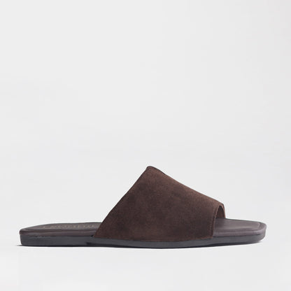 Froggie Shoes Shoes 4 / Choc brown / 13086 Flat Mule