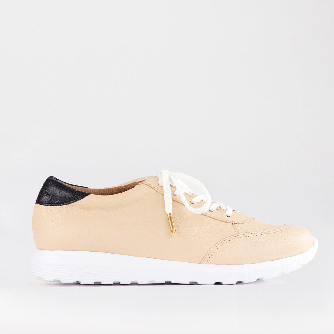 Froggie Shoes Shoes 4 / Cream Multi / 12594 Lace-up Sneaker in Cream Multi - 12594