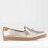 Froggie Shoes Shoes 4 / Gold Multi / 12750 Slip-on Sneaker with Removable Footbed in Gold Multi - 12750