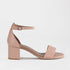 Froggie Shoes Shoes 4 / Nude / 11879 Closed Back Ankle Strap Sandal