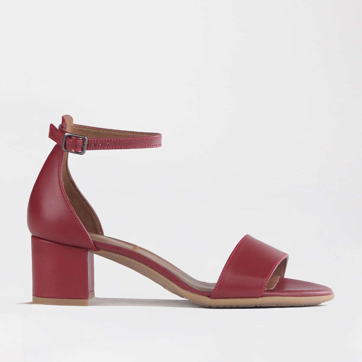Froggie Shoes Shoes 4 / Red / 11879 Closed back Ankle Strap Sandal