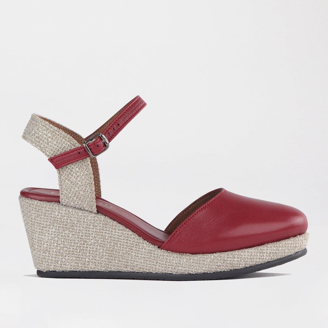 Froggie Shoes Shoes 4 / Red Multi / 10609 Slingback Wedge Sandal Red Multi - 10609