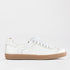 Froggie Shoes Shoes 4 / White / 12814 Lace-up Sneaker with Removable Footbed in White - 12814