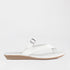 Froggie Shoes Shoes 4 / White / 13136 Flat Buckle Thong