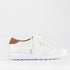 Froggie Shoes Shoes 4 / White Multi / 12594 Lace-up Sneaker in White - 12594
