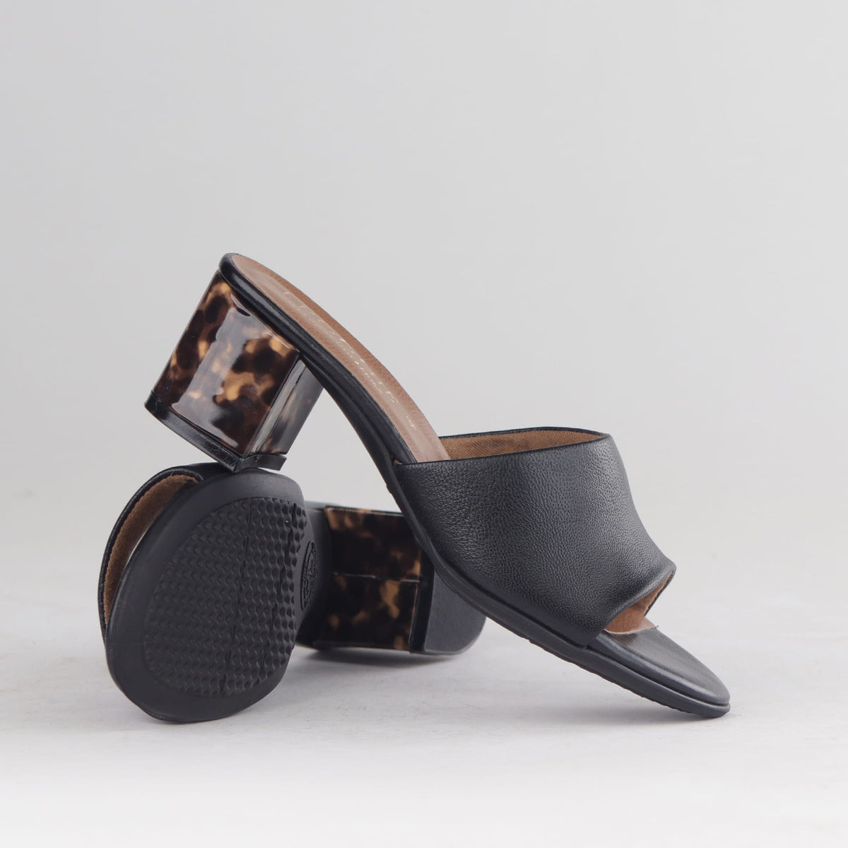Froggie Shoes Shoes Block Heel Mule Sandal