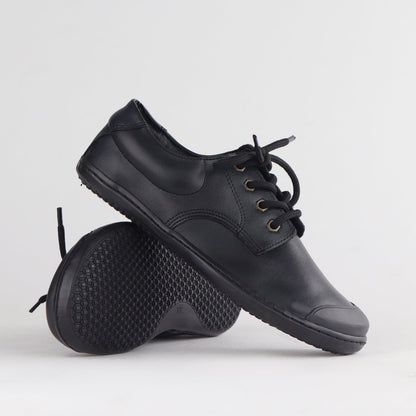 Froggie Shoes Shoes Boys Lace-up School Shoe in Black Sizes 34-38 - 7824
