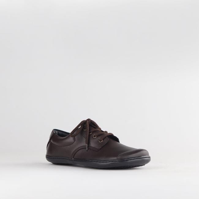 Froggie Shoes Shoes Boys Lace-up School Shoe in Brown Sizes 28-33 - 7823