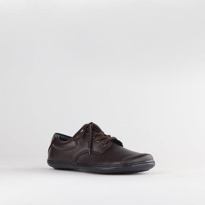 Froggie Shoes Shoes Boys Lace-up School Shoe in Brown Sizes 28-33 - 7823