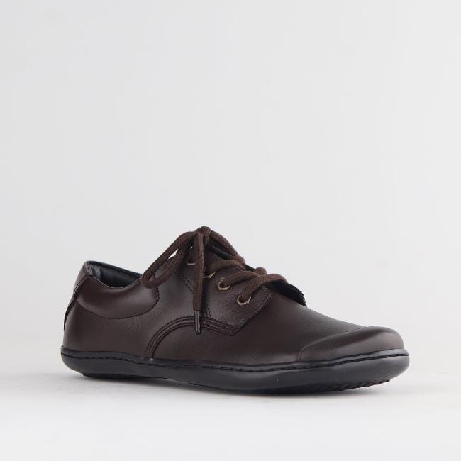 Froggie Shoes Shoes Boys Lace-up School Shoe in Brown Sizes 34-38 - 7824