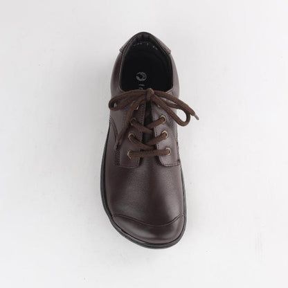 Froggie Shoes Shoes Boys Lace-up School Shoe in Brown Sizes 39-47 - 7825