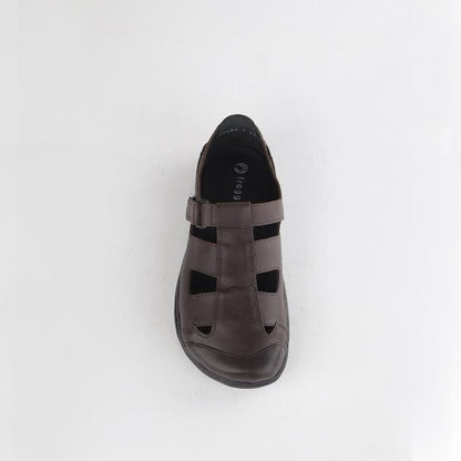 Froggie Shoes Shoes Boys School Sandal  in Brown Sizes  28 -33 - 7816