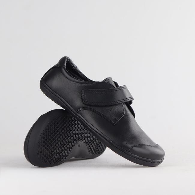 Froggie Shoes Shoes Boys Velcro School Shoe in Black Sizes 34-38 - 7814