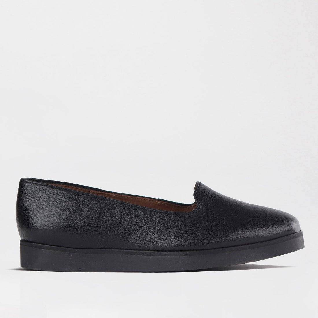 Froggie Shoes Shoes C36 / Black / 12763 Square Toe Slipper Cut Shoe in Black  - 12763