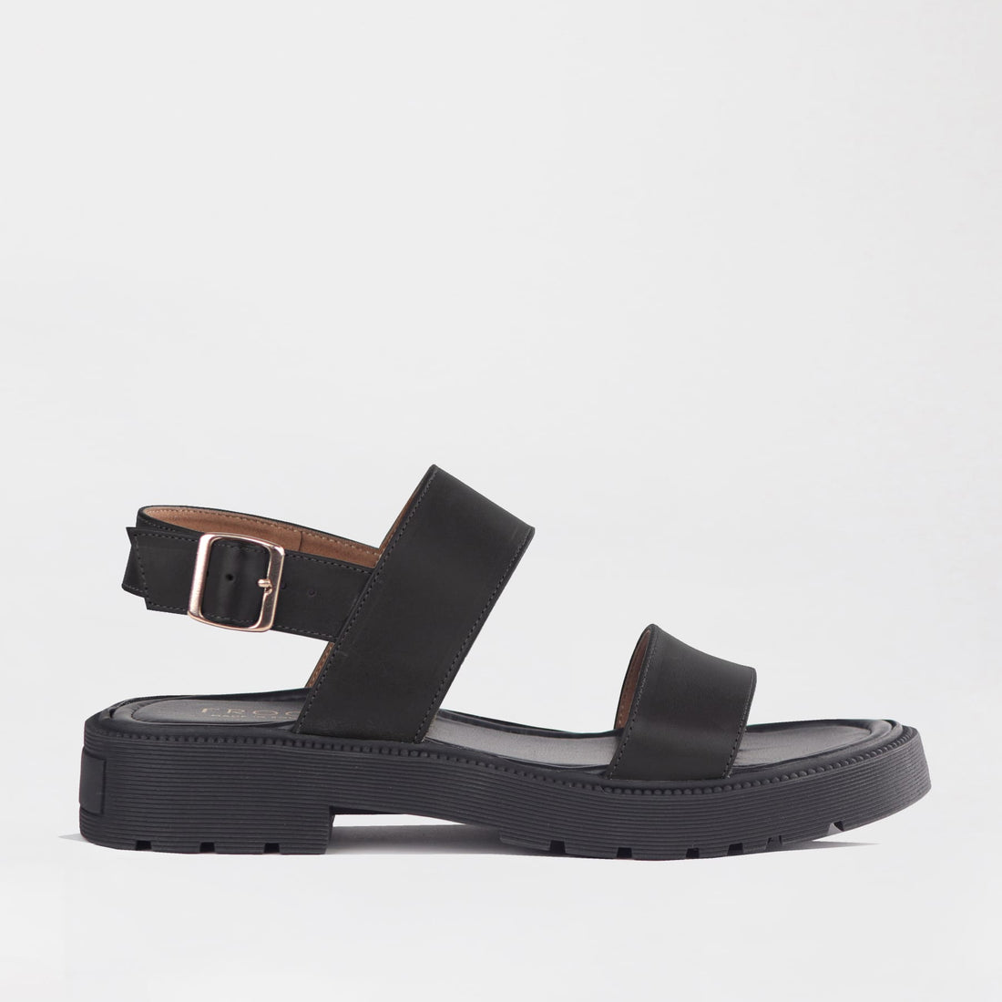 Froggie Shoes Shoes C36 / Black / 13058 Chunky Sole Slingback