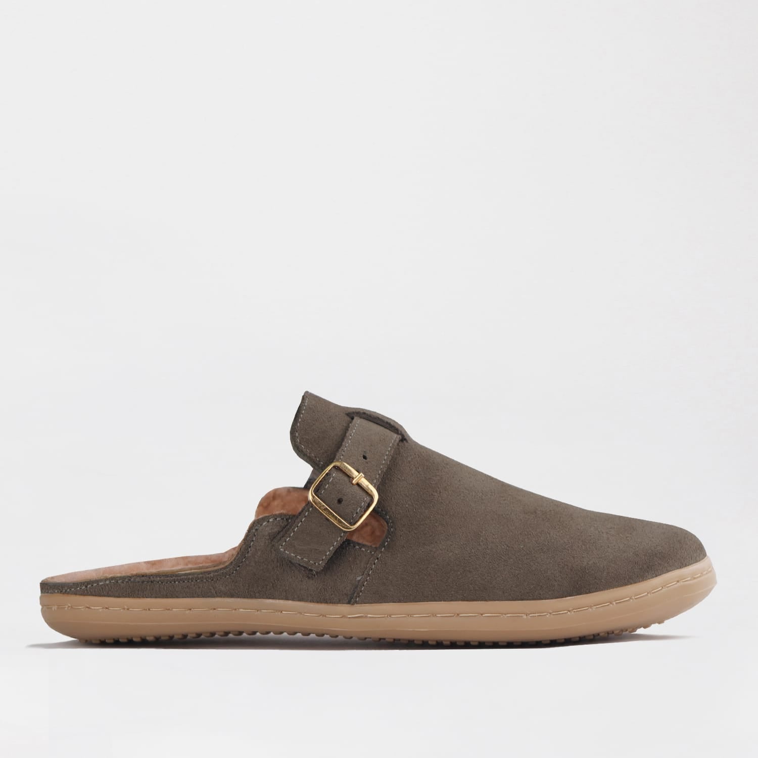 Froggie Shoes Shoes C36 / Brown / 12898 Froggie Women’s Barefoot Furlined Clog- Brown Suede-12898