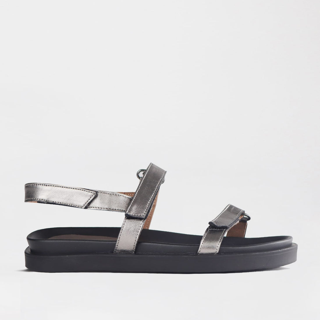 Froggie Shoes Shoes C36 / Pewter / 12690 Velcro strop Sandal