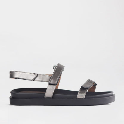 Froggie Shoes Shoes C36 / Pewter / 12690 Velcro strop Sandal