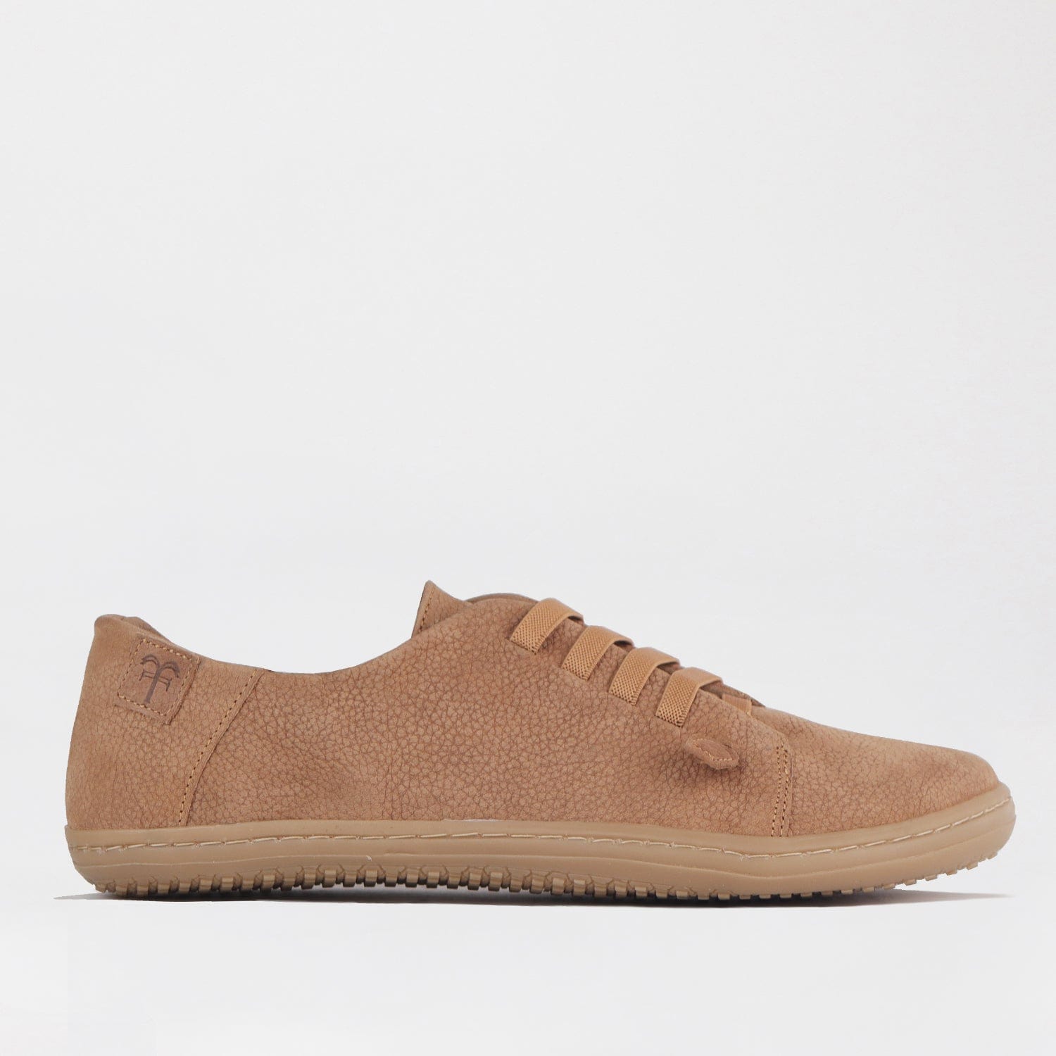 Froggie Shoes Shoes C36 / Tobacco / 12828 Lace-up Barefoot Shoe with Removable Footbed in Tobacco - 12828