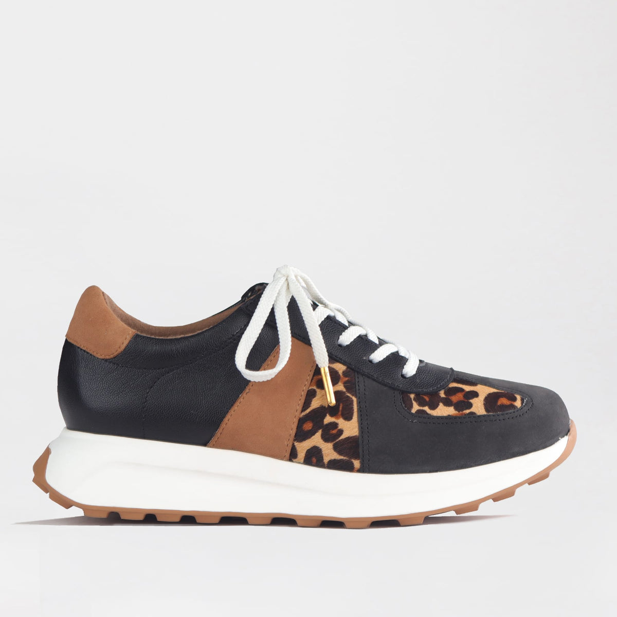 Froggie Shoes Shoes C37 / Black Multi1 / 12688 Lace-up Sneaker