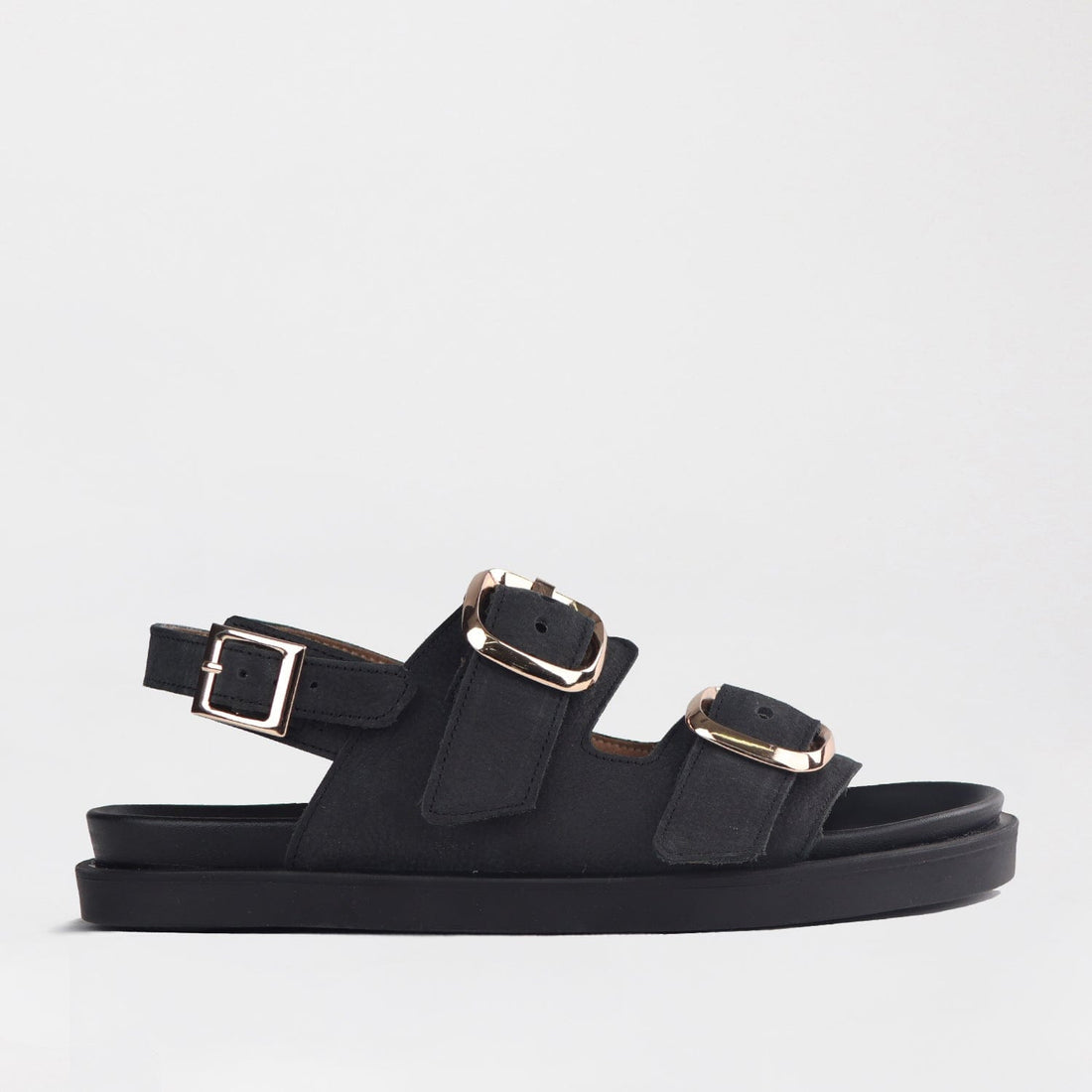 Froggie Shoes Shoes Double buckle sling slide in Black - 12861