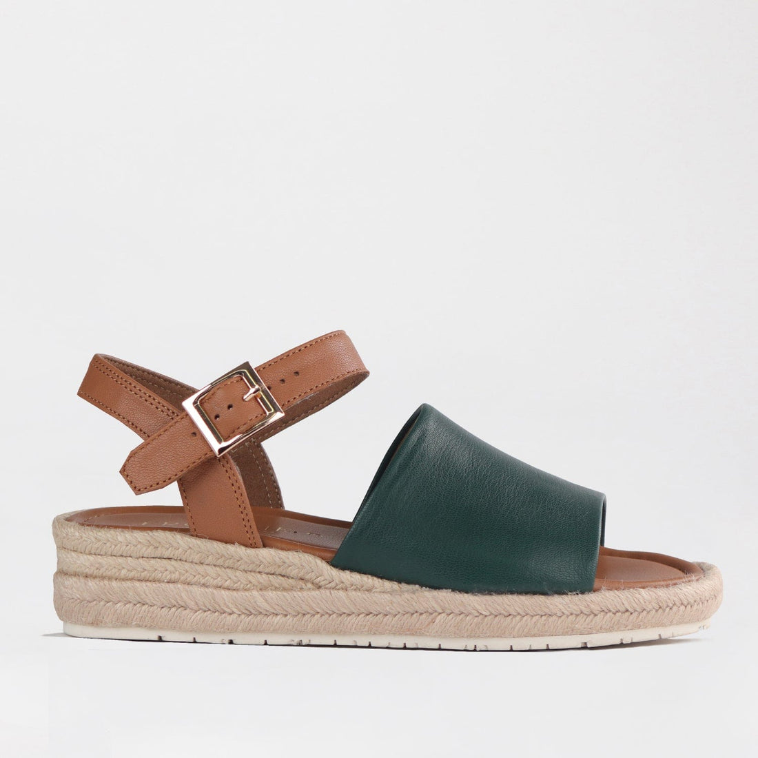 Froggie Shoes Shoes Espadrille Wedge Sandal in Pine - 12966