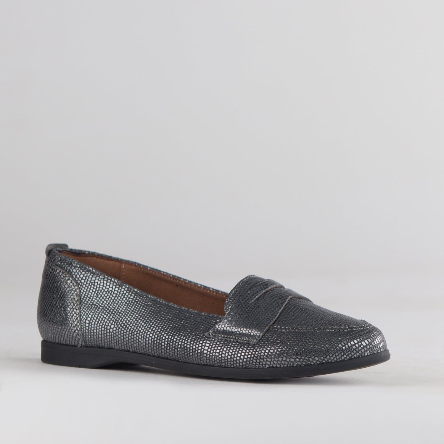 Froggie Shoes Shoes Flat Loafer in Pewter - 11374