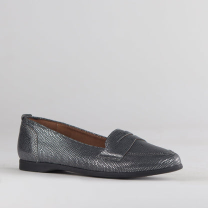 Froggie Shoes Shoes Flat Loafer in Pewter - 11374