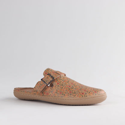 Froggie Shoes Shoes Froggie Barefoot clog with Removable Footbed- Floral Leather - 12318