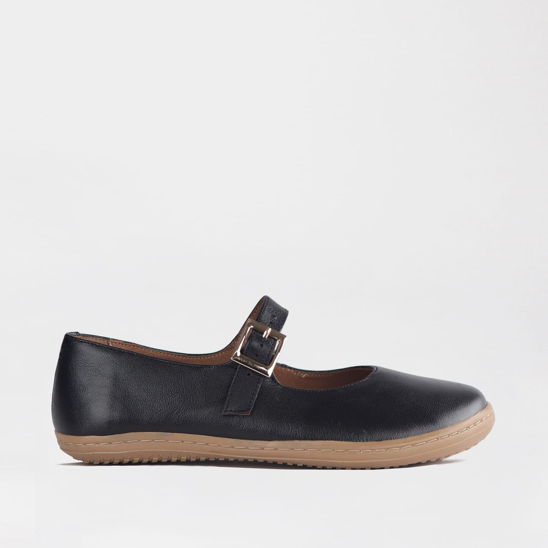 Froggie Shoes Shoes Froggie Women’s Barefoot Mary Jane- Removable Footbed- Black Leather 12972
