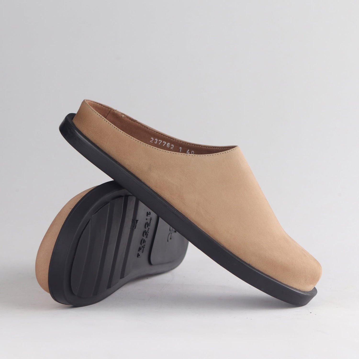 Froggie Shoes Shoes Froggie Women’s Clog- Beige Suede Leather- 13008