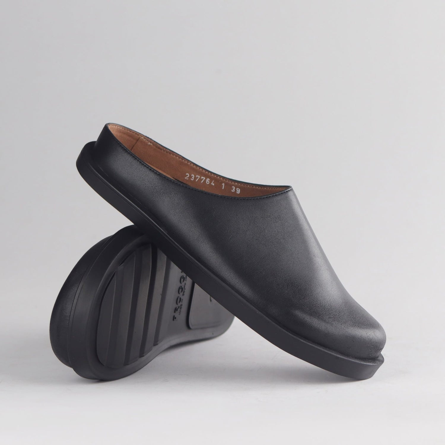 Froggie Shoes Shoes Froggie Women’s Clog- Black Leather- 13008