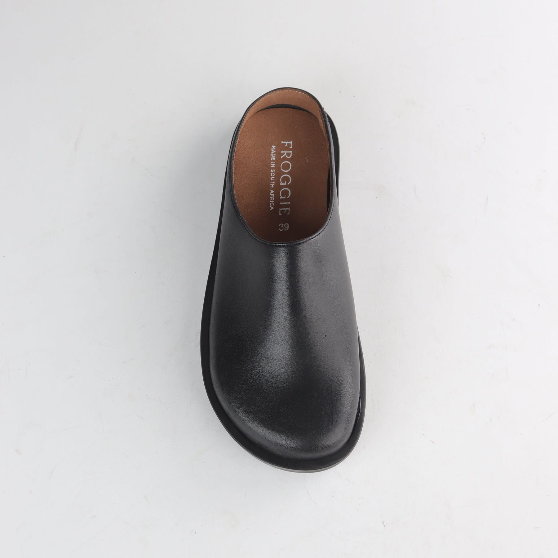 Froggie Shoes Shoes Froggie Women’s Clog- Black Leather- 13008