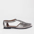 Froggie Shoes Shoes Froggie Womens  Fisherman Sandal-Pewter Metallic- 13028