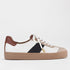 Froggie Shoes Shoes Froggie Womens Retro Lace-up Sneaker- Multi Coloured Leather and Suede -12795