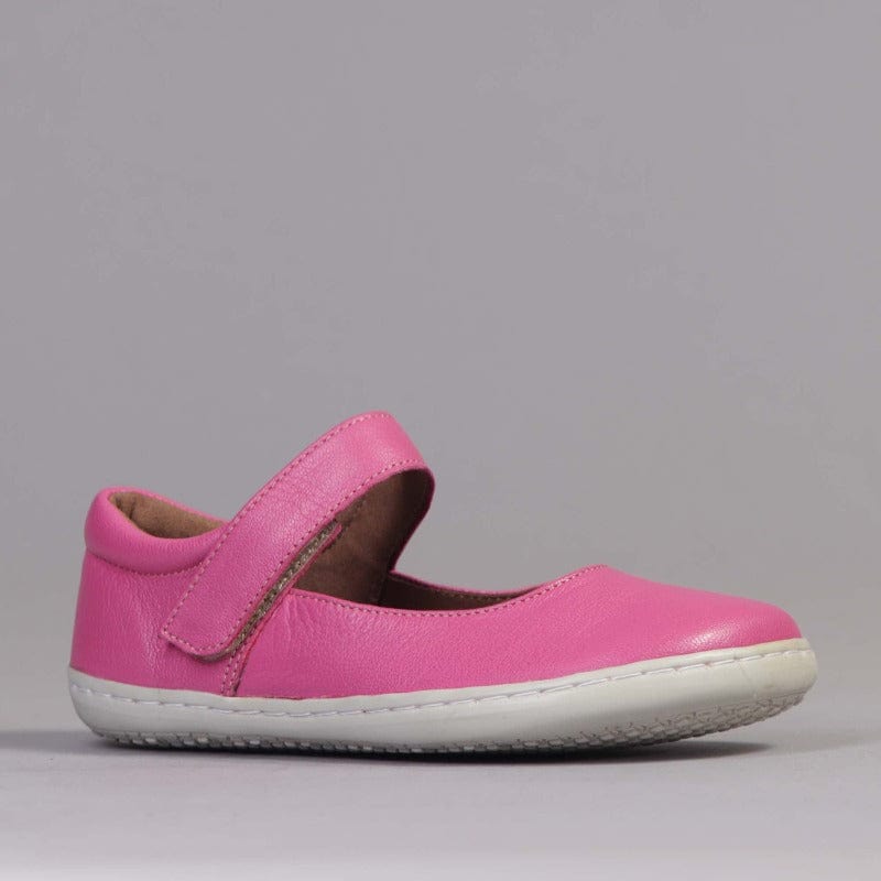 Froggie Shoes Shoes Girls High-Bar Shoes with Removable Footbed in Hot Pink - 12624