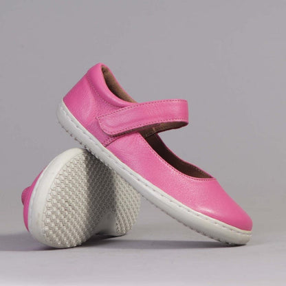 Froggie Shoes Shoes Girls High-Bar Shoes with Removable Footbed in Hot Pink - 12624