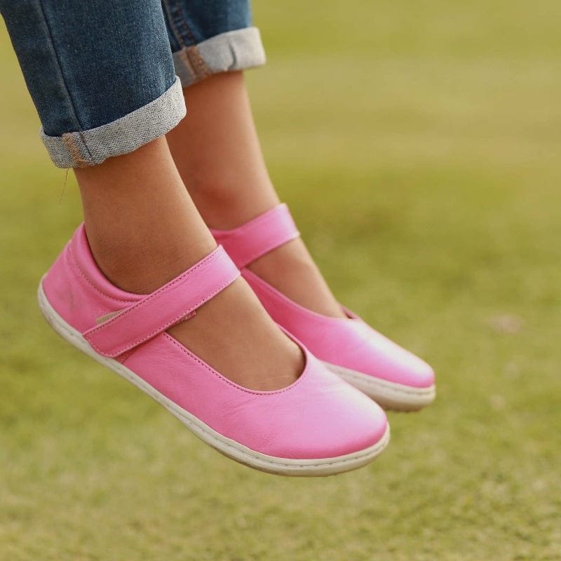 Froggie Shoes Shoes Girls High-Bar Shoes with Removable Footbed in Hot Pink - 12624