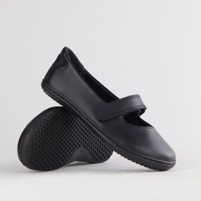 Froggie Shoes Shoes Girls Low-Bar School Shoe in Black Sizes 28-35 - 6609