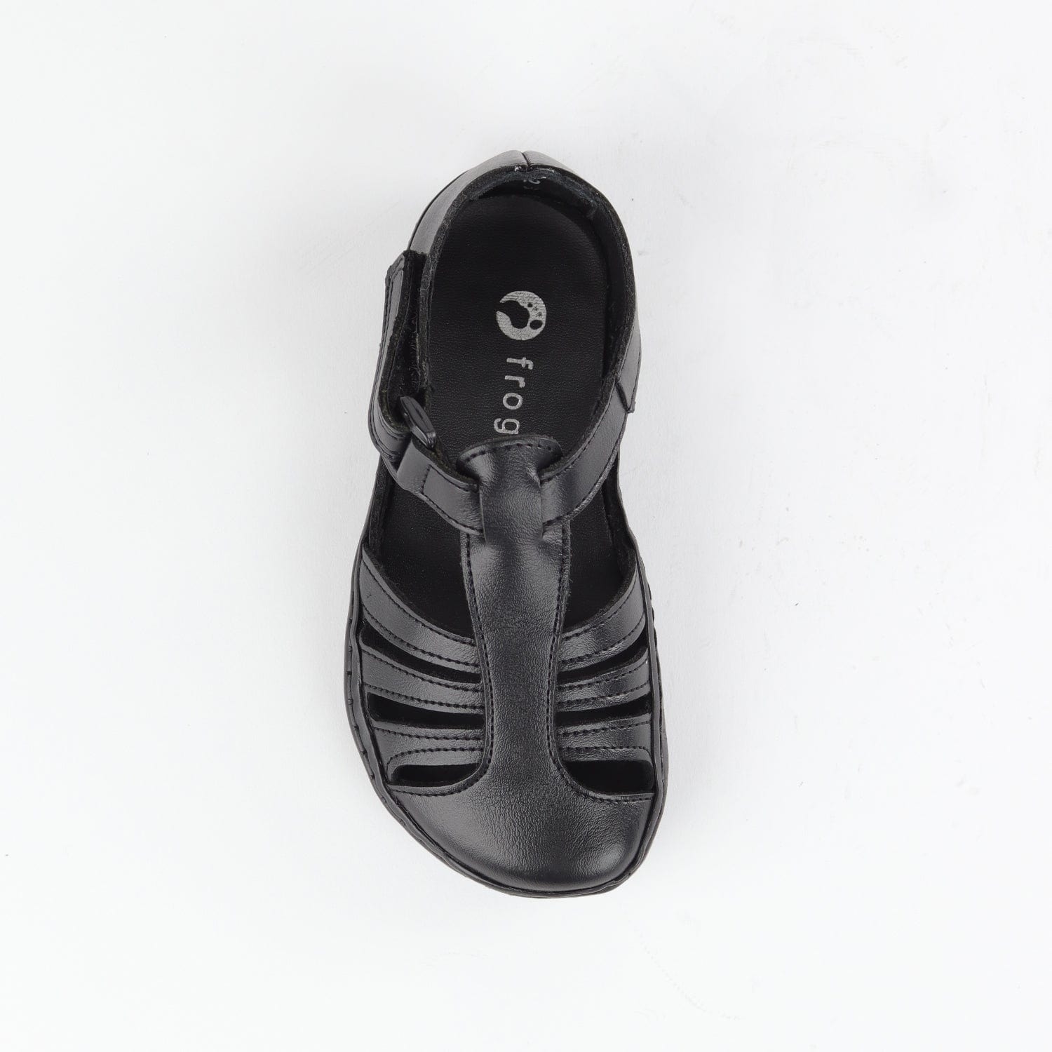 Froggie Shoes Shoes Girls School Sandal in Black Sizes 24 - 27 - 7809