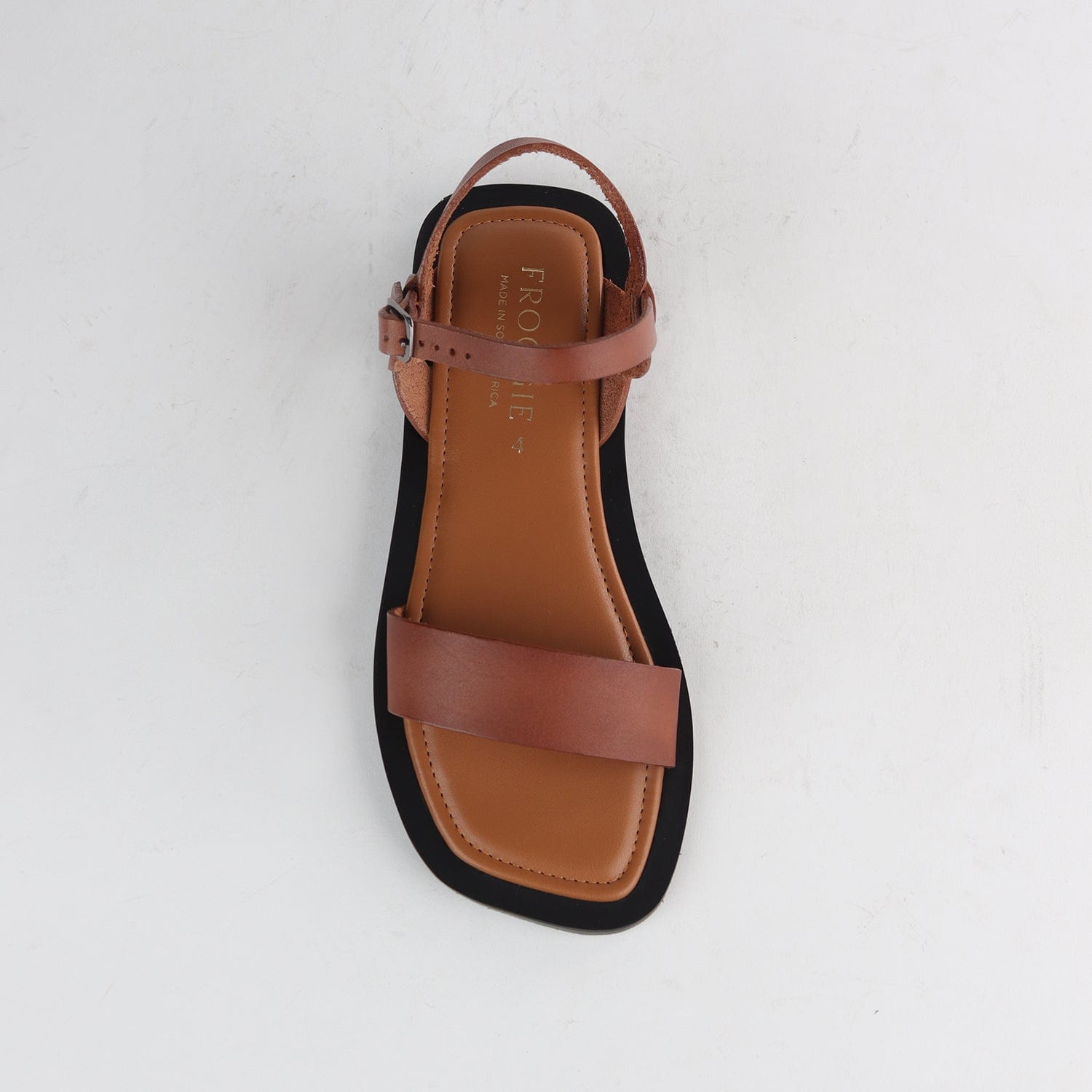 Froggie Shoes Shoes Grecian inspired Slingback Sandal in Chestnut - 12715