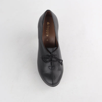 Froggie Shoes Shoes Lace-up High Heel in Black - 12201