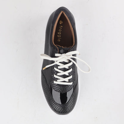 Froggie Shoes Shoes Lace-up Sneaker in Black Multi - 12594